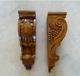 20 Vintage Style Hand Carved Wooden Corbels Wall Bracket Wall Hanging Pair Of 2