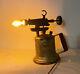 Antique Blow Torch Turned Into Lamp. Man Cave Industrial Lamp Decor Vtg Ooak