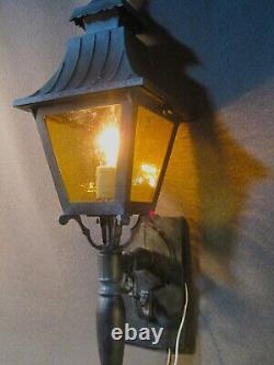Antique Porch Light Moe Co. Refinished Restored Patina Excellent (#2 of 2)