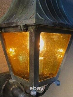 Antique Porch Light Moe Co. Refinished Restored Patina Excellent (#2 of 2)