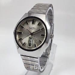 Automatic Austral 25 R. Incabloc Silver Dial 17 Jewels Day Date Watch AS 2066