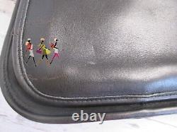 COACH Vintage Black Leather Large SidePack Shoulder Bag Refurbished EVC