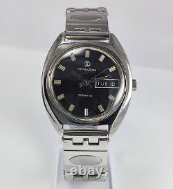 Favre-Leuba Automatic Black Dial Day Date Vintage Men's Watch AS 2066