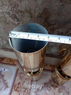 Nautical Old Refurbished Brass Antique Vintage Maritime Ship Wall Light Lot Of 4