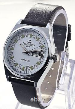 Rare Vintage Swiss Jaeger LeCoultre Club Automatic 25 J D/D Men's Wrist Watch