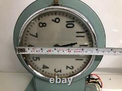 Refurbish Vintage Antique Polished Post Mounted Double Sided Citizen Wall Clock
