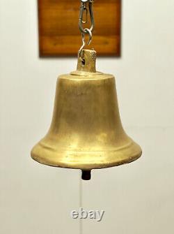 Refurbished Original Vintage Style SANTA MONICA, Antique Retro Ship Brass Bell