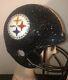 Rhinestone Vintage Franklin Steelers Football Helmet Refurbished Usa 1 Of A Kind