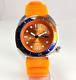 Seiko Orange Dial 17 Jewels Vintage Japan Made Automatic Men's Watch 6309a