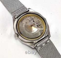 Suntrek Silver Dial 25 Jewels Day Date Automatic Movement Vintage Men's Watch