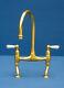 Vintage Brass Kitchen Mixer Taps Reclaimed & Fully Refurbished Perrin & Rowe