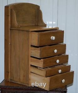 Very Rare 1950's Rawl Plug Sales Cabinet With Till Drawers And Display Section