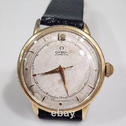 Vintage 1954 Omega Automatic Bumper Cal 351 Mens 14k pGold Filled Watch Working