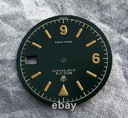 Vintage Beautiful Rolex Oysterdate Precision Green Watch Dial 6694