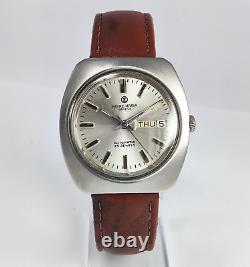 Vintage Favre-Leuba Geneve Automatic Silver Dial 25 Jewels Men's Wrist Watch 908