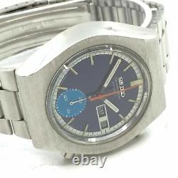 Vintage Gent's Seiko Chronograph 6139B Automatic Day Date 41mm Wrist Watch A2316