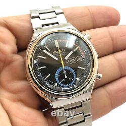 Vintage Gents Seiko Chronograph 6139-6012 Automatic Day Date 41mm Wrist Watch
