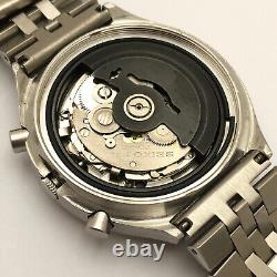 Vintage Gents Seiko Chronograph TIME SONAR 7018-6000 Automatic Wrist Watch 38mm