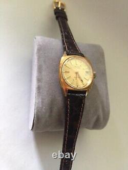 Vintage Nice Aero Neuchatel Womans Automatic Watch With NOS Citizen Leather Band