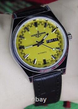Vintage Ulysse Nardin Day/Date 21 J Automatic Swiss Movement Men's Wrist Watch