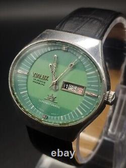 Vintage VIALUX SUPER watch 25 JEWELS SuperAutomatic swiss made 1960's rare Green
