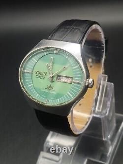 Vintage VIALUX SUPER watch 25 JEWELS SuperAutomatic swiss made 1960's rare Green