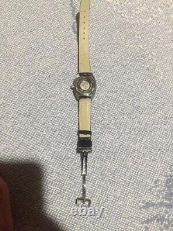 Vintage emporio armani Unisex Crocodile Leather Watch AR-5107 100M