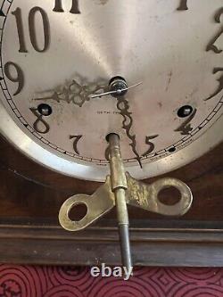 Horloge de cheminée à carillon Westminster SETH THOMAS #124 vintage rénovée et testée