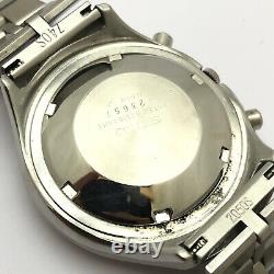 Montre-bracelet automatique Seiko Chronographe 6139-7100 Vintage pour hommes avec dateur 40mm