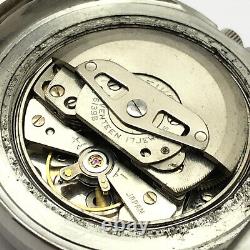 Montre-bracelet automatique vintage pour homme Seiko Chronographe 6139-7100 avec jour et date, 40mm
