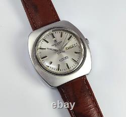 Montre-bracelet pour hommes Favre-Leuba Geneve automatique à cadran argenté vintage avec 25 rubis 908