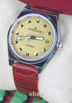 Montre-bracelet vintage Jaeger LeCoultre Club automatique avec date, mouvement suisse 25 J