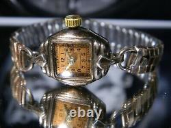 Montre mécanique à remontage manuel Stetson Ultra Light 17 bijoux suisse de 1935. Garantie