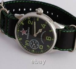 Montre vintage Komandirskie 3602 pour homme, montre militaire pour hommes
