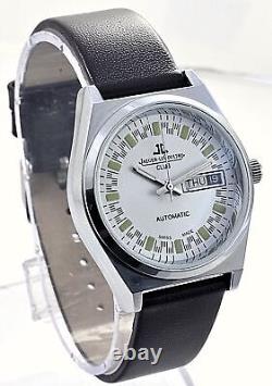 Rare Vintage Swiss Jaeger LeCoultre Club Automatic 25 J D/D Men's Wrist Watch<br/>	-> <br/>Rare Vintage Swiss Jaeger LeCoultre Club Automatic 25 J D/D Montre-bracelet pour homme