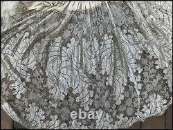 Robe de mariée authentique des années 1920 style Art Déco Gatsby à restaurer